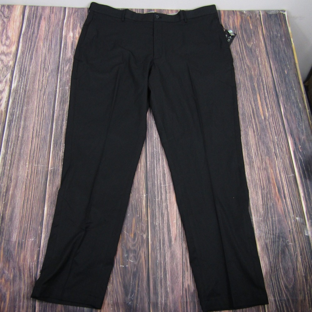 Walter Hagen NEW NWT Men Big Tall 44x34 Straight Fit Black Golf Pants Perfect 11